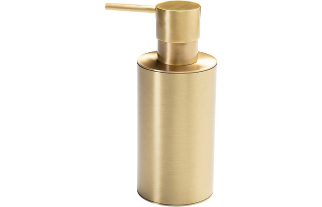 Prystine Brownsville Wall Mounted Soap Dispenser - Brushed Brass - PRIS105482 - TAP 'N' SHOWER