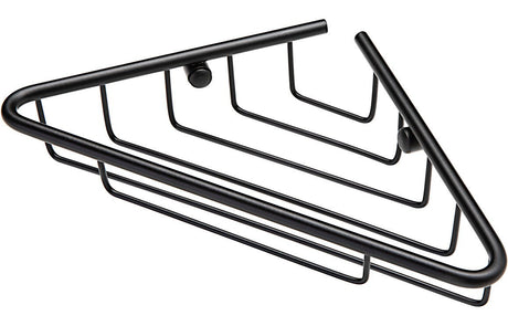 Prystine Blink 1 - Tier Corner Shower Storage - Black - PRIS105489 - TAP 'N' SHOWER