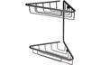 Prystine Blink 2 - Tier Corner Shower Storage - Black - PRIS105490 - TAP 'N' SHOWER