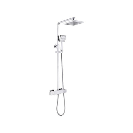 Square Thermostatic Bar Mixer Shower with Adjustable Head Cool - Touch - Prystine Palmdale - TAP 'N' SHOWER