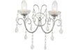 Prystine Lafayette 2 Arm Chandelier Wall Light - Chrome - PRIS106304 - TAP 'N' SHOWER