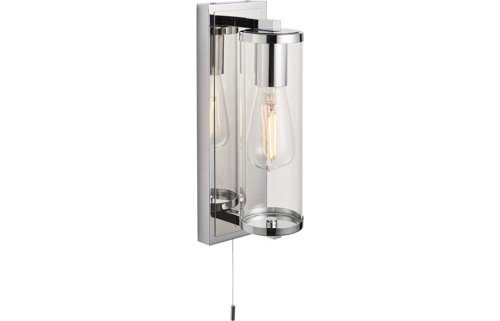 Prystine Vado Wall Light - Chrome - PRIS106308 - TAP 'N' SHOWER