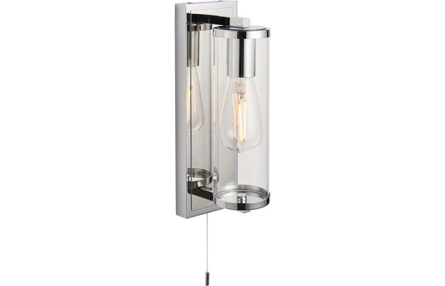 Prystine Vado Wall Light - Chrome - PRIS106308 - TAP 'N' SHOWER