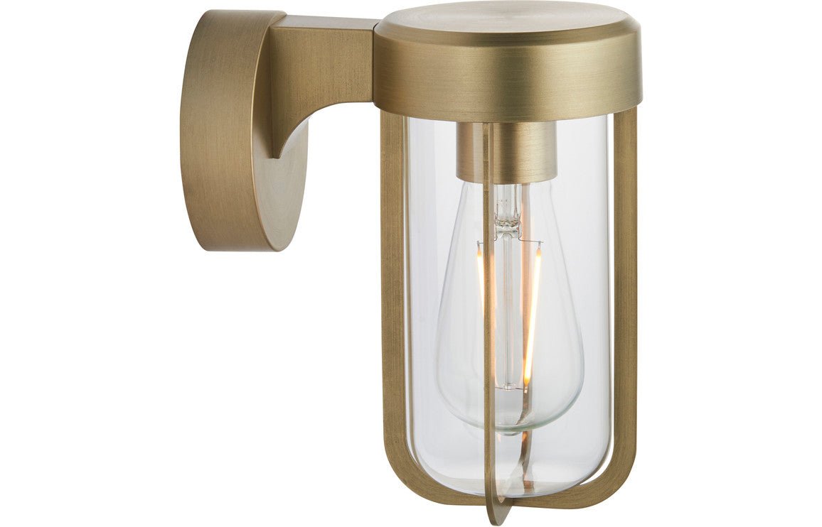 Prystine Shreveport Wall Light - Brushed Brass - PRIS106313 - TAP 'N' SHOWER