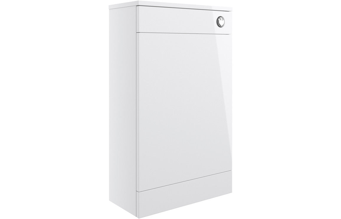 Prystine Gainesville Floor Standing WC Unit 500mm - White Gloss - PRIS103308 - TAP 'N' SHOWER