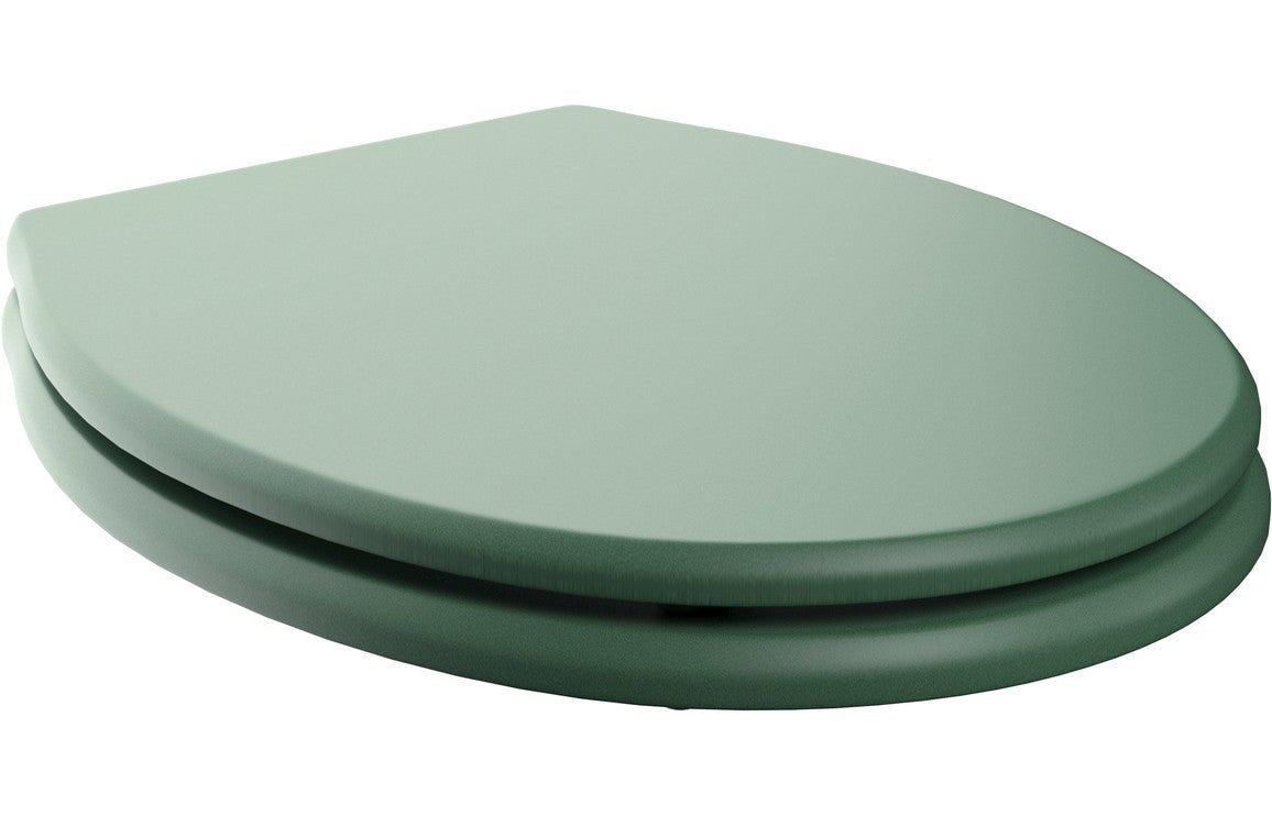 Prystine Bellevue Soft Close Toilet Seat - Matt Sage Green - PRIS106204 - TAP 'N' SHOWER