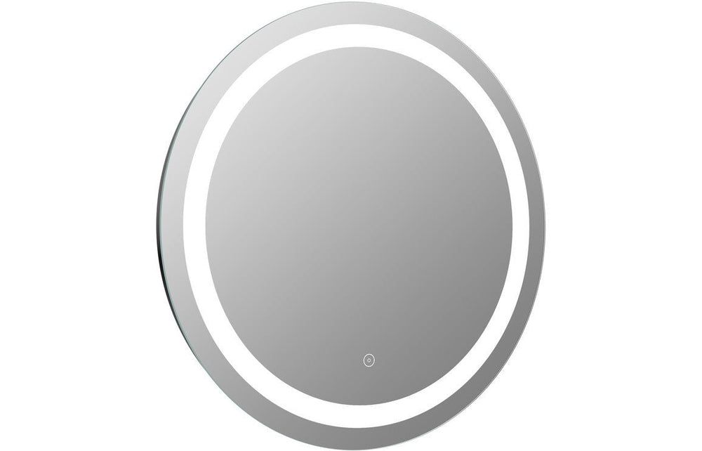 Prystine Pompano Round Front - Lit LED Mirror 800mm - PRIS106246 - TAP 'N' SHOWER