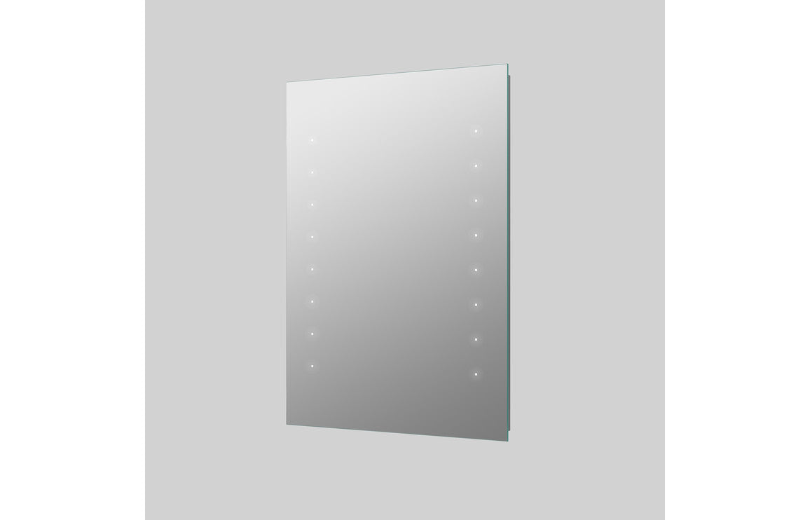 Prystine Everett Rectangle Battery - Operated LED Mirror 400 x 600mm - PRIS106248 - TAP 'N' SHOWER