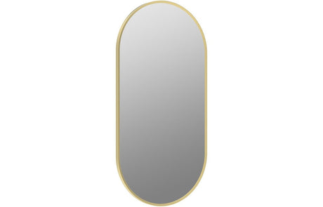 Prystine Dearborn Oblong Mirror 800 x 400mm - Brushed Brass - PRIS106265 - TAP 'N' SHOWER