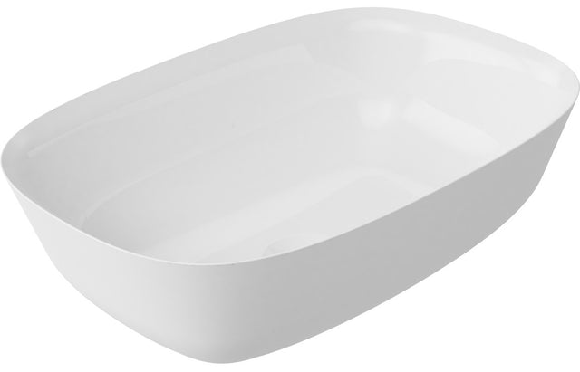 Prystine Stoughton Resin Washbowl 460 x 320mm - White - PRIS100513 - TAP 'N' SHOWER