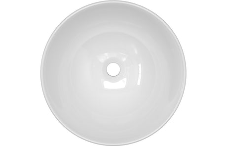 Prystine Lewis Round Washbowl Basin 410mm - White - PRIS104935 - TAP 'N' SHOWER
