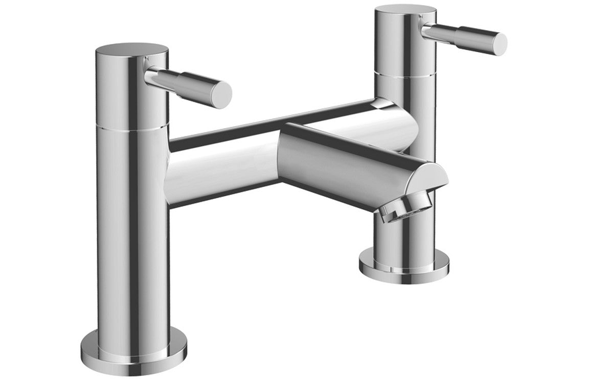 Chrome Bath Filler Tap Deck Mounted - Prystine Gilbert - TAP 'N' SHOWER