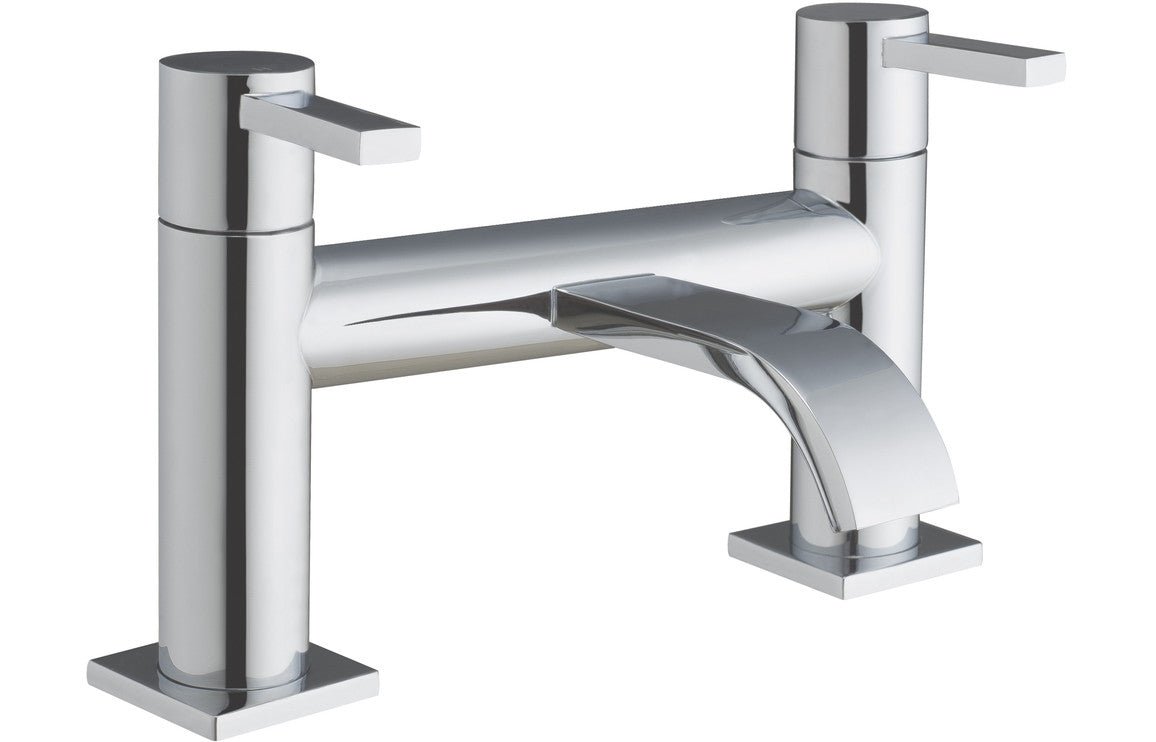Chrome Bath Filler Tap Deck Mounted - Prystine El Paso - TAP 'N' SHOWER