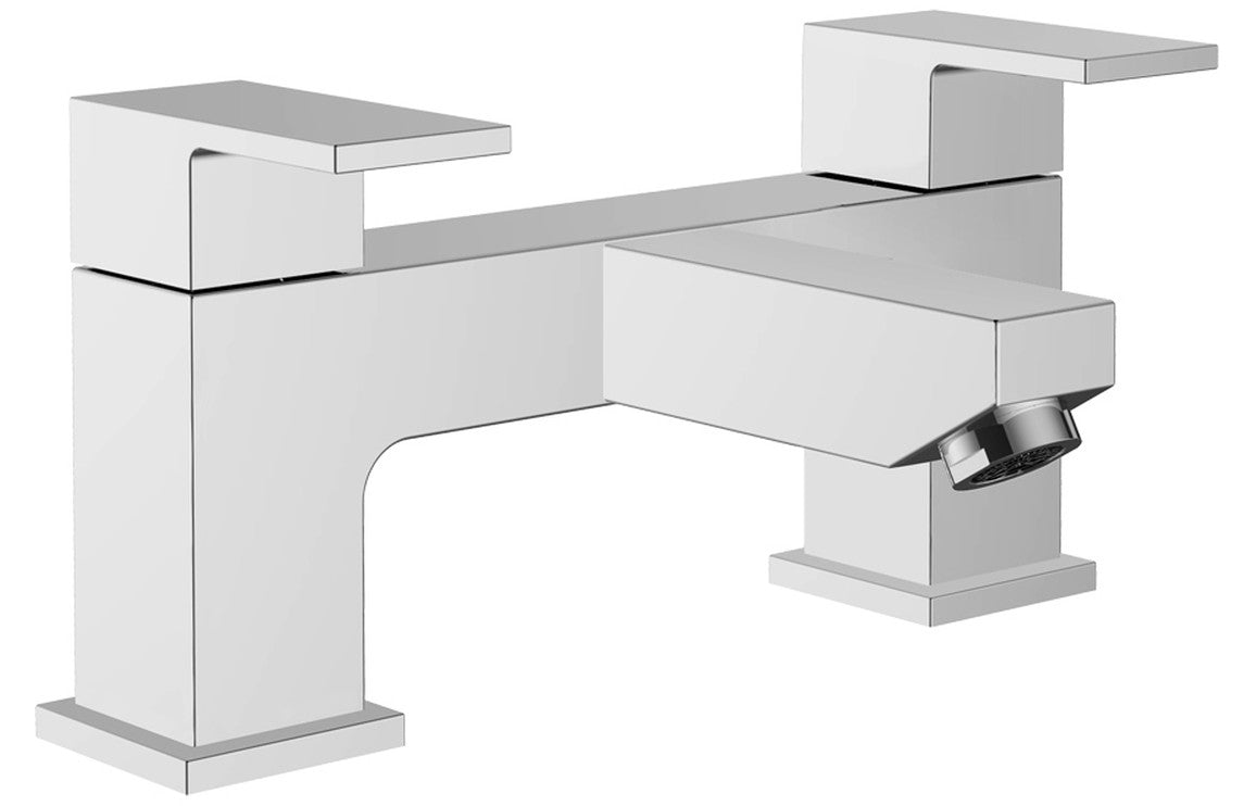 Chroe Bath Filler Tap Modern with Square Handles - Prystine Dodge - TAP 'N' SHOWER