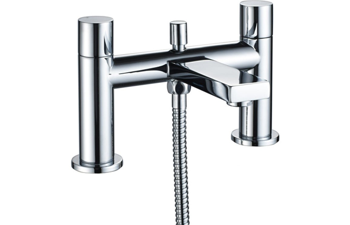 Stylish Chrome Bath Shower Mixer Tap - Prystine Atlanta - TAP 'N' SHOWER
