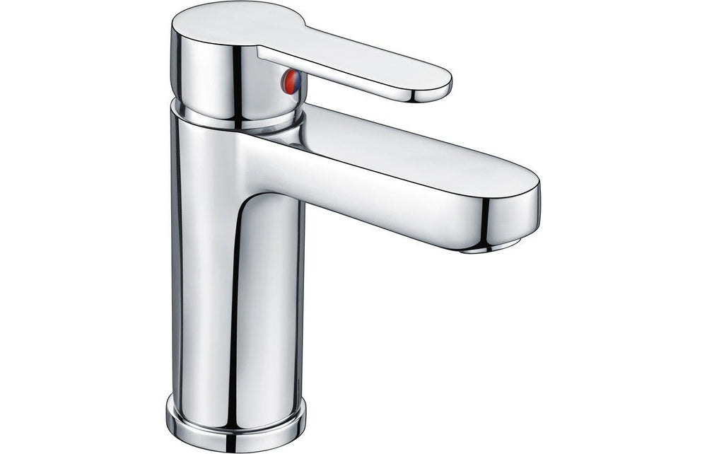 Chrome Basin Mixer Tap with Click Clack Waste - Prystine Dallas - TAP 'N' SHOWER