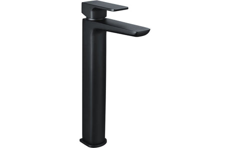 Matt Black Tall Basin Mixer Tap - Prystine Auroa - TAP 'N' SHOWER