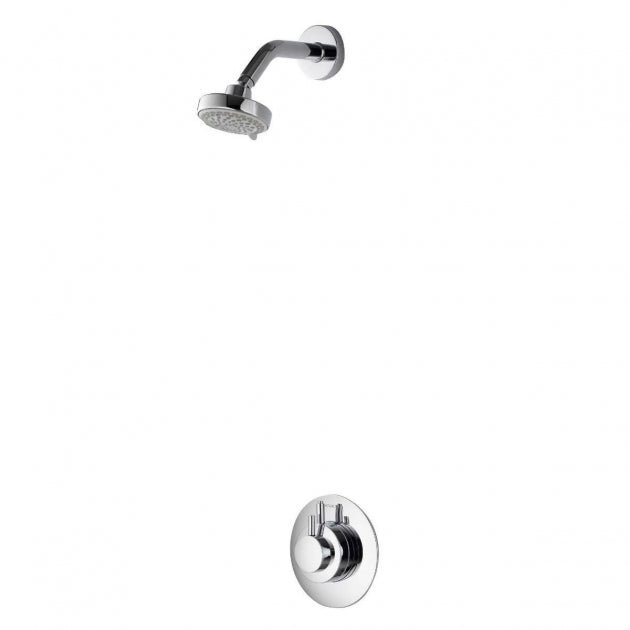 Aqualisa Dream Concealed Mixer Shower with Fixed Head - Chrome - DRM001CF - TAP 'N' SHOWER