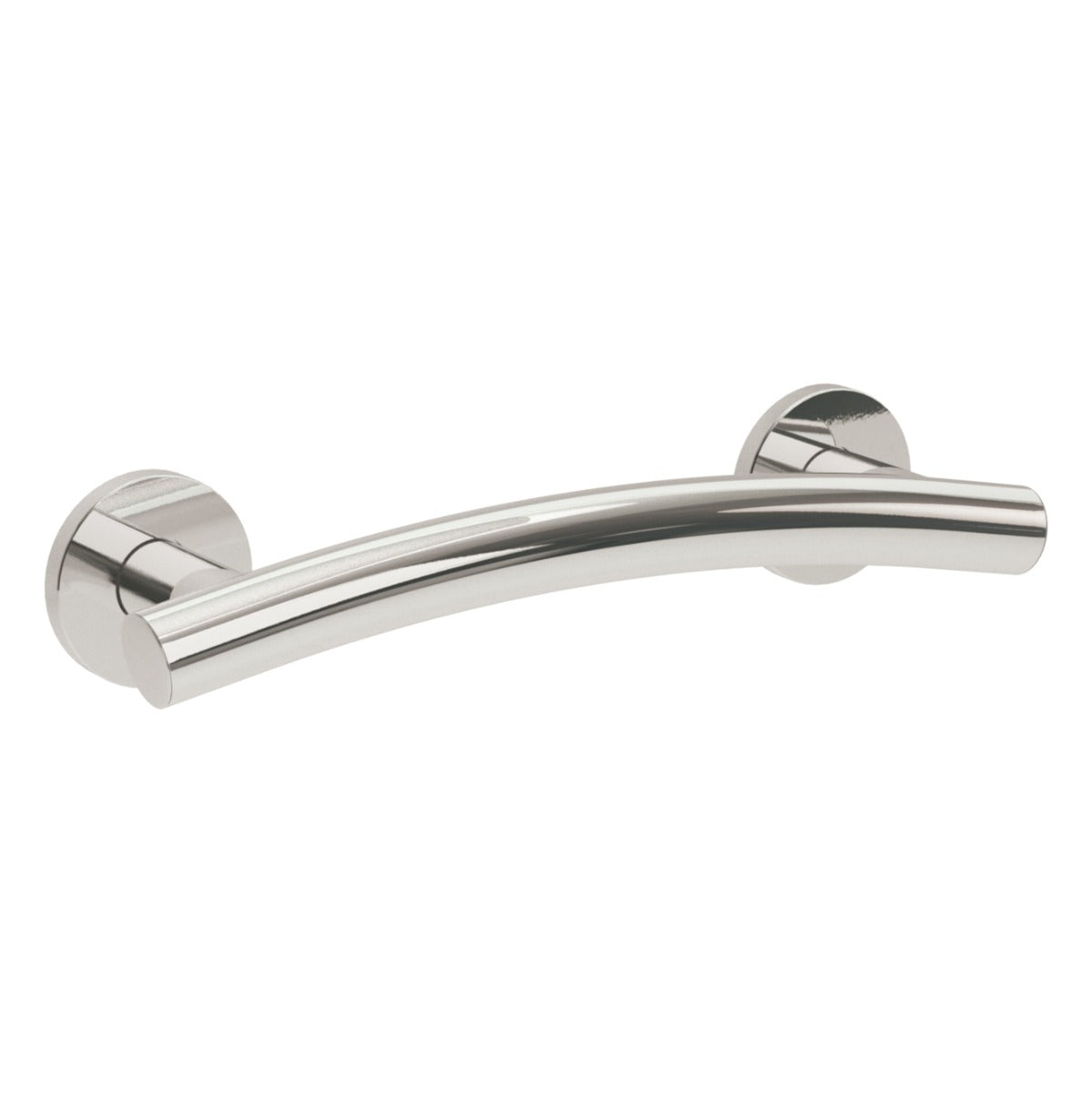 Bathex Yardley Arched Stainless Steel Grab Rail - Mirror Polish - 19020MP - TAP 'N' SHOWER