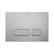 Duravit DuraSystem Dual Flush Mechanical Actuator Plate for WC A1 217 x 10 x 147mm - Brushed Stainless Steel - WD5001701000 - TAP 'N' SHOWER