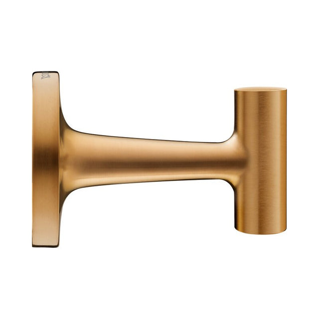 Duravit Starck T Wall Mounted Towel Hook 60 x 99 x 60mm - Brushed Bronze - 0099290400 - TAP 'N' SHOWER