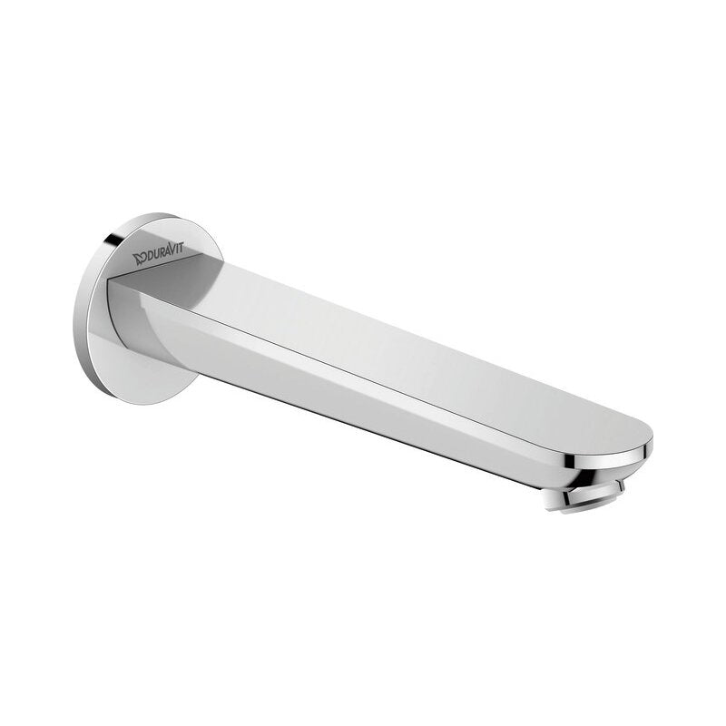 Duravit Wave Wall Mounted Bath Spout - Chrome - WA5240010010 - TAP 'N' SHOWER