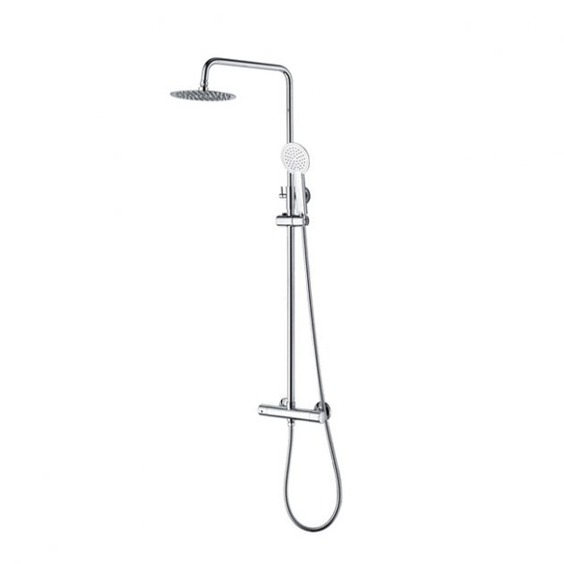 Niagara Equate Round Thermostatic Bar Shower Complete Pack In Chrome - 9301
