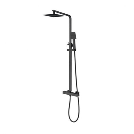 Niagara Observa Square Bar Shower Complete Pack In Matt Black - 9302BL