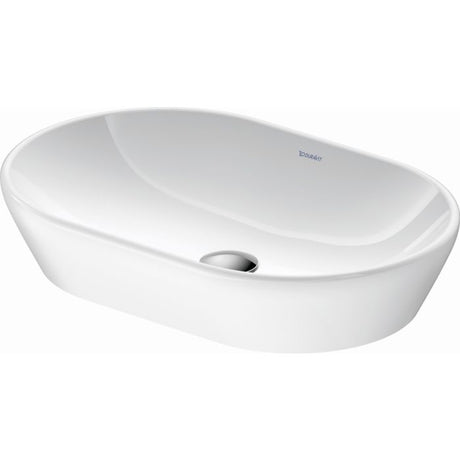 Duravit D - Neo Ceramic Vessel Basin 600mm Wide - White High Gloss - 2372600070 - TAP 'N' SHOWER