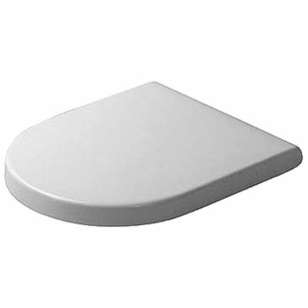 Duravit Starck 3 Standard Close Toilet Seat and Cover 370 x 436 x 38mm - White - 0063810000 - TAP 'N' SHOWER