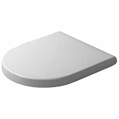 Duravit Starck 3 Standard Close Toilet Seat and Cover 370 x 436 x 38mm - White - 0063810000 - TAP 'N' SHOWER