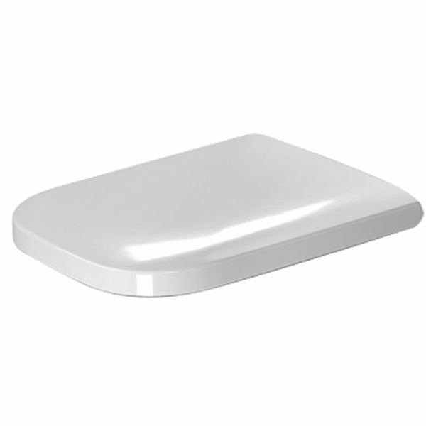 Duravit Happy D.2 Soft Close Toilet Seat and Cover 359 x 430 x 43mm - White - 0064590000 - TAP 'N' SHOWER