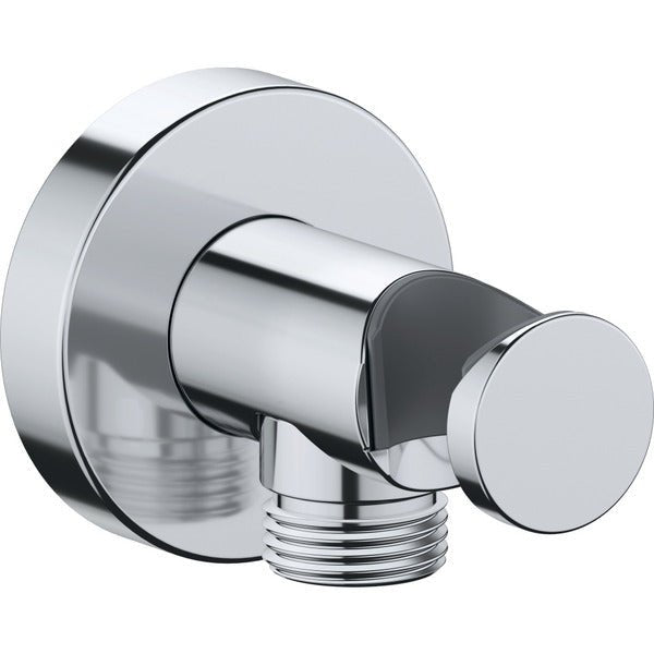 Duravit Round Wall Outlet Valve 55 x 102 x 55mm - Chrome - UV0630009010 - TAP 'N' SHOWER