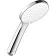 Duravit Round 120mm Hand Shower with Silicone Nozzles - Chrome - UV0652015010 - TAP 'N' SHOWER