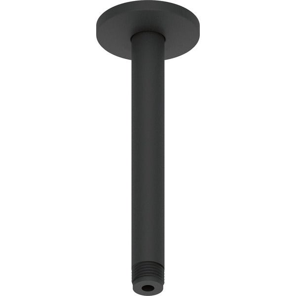 Duravit Round 200mm Ceiling Mounted Shower Arm - Matt Black - UV0670025046 - TAP 'N' SHOWER