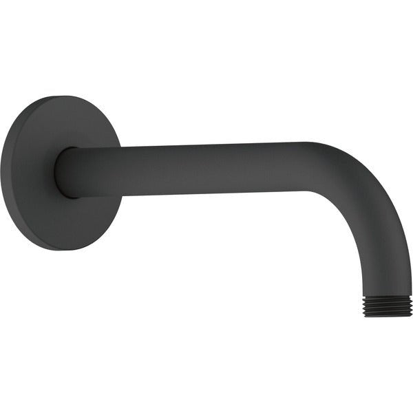 Duravit Round 210mm Wall Mounted Shower Arm - Matt Black - UV0670027046 - TAP 'N' SHOWER