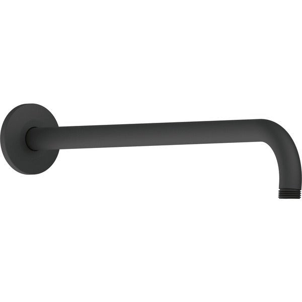 Duravit Round 410mm Wall Mounted Shower Arm - Matt Black - UV0670028046 - TAP 'N' SHOWER