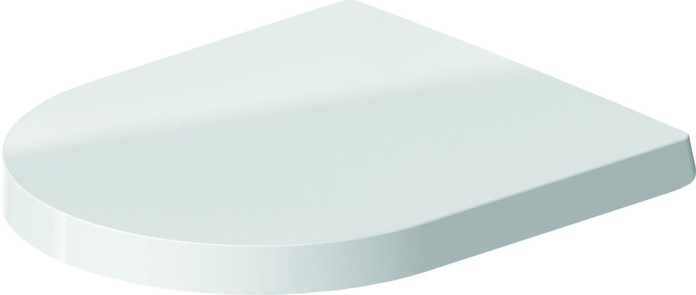 Duravit ME by Starck Soft Close Toilet Seat and Cover 374 x 438 x 51mm - Matt White Glossy - 0020192600 - TAP 'N' SHOWER