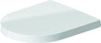 Duravit ME by Starck Soft Close Toilet Seat and Cover 374 x 438 x 51mm - Matt White Glossy - 0020192600 - TAP 'N' SHOWER