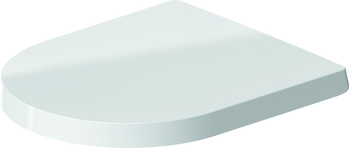 Duravit ME by Starck Soft Close Toilet Seat and Cover 374 x 438 x 51mm - Matt White Glossy - 0020192600 - TAP 'N' SHOWER