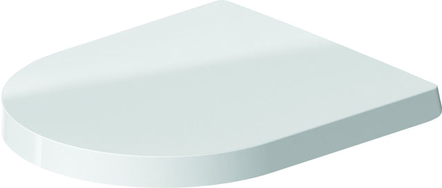 Duravit ME by Starck Soft Close Toilet Seat and Cover 374 x 438 x 51mm - Matt White Glossy - 0020192600 - TAP 'N' SHOWER