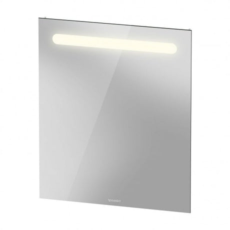 Duravit No.1 LED Bathroom Mirror 700mm x 600mm - Matt White - N17951000000000 - TAP 'N' SHOWER
