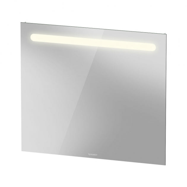 Duravit No.1 LED Bathroom Mirror 700mm x 800mm - Matt White - N17952000000000 - TAP 'N' SHOWER