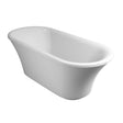 Burlington Brindley White Freestanding Bath No Tap Holes 1700 x 750mm - E5 (Base Skirt Not Included) - TAP 'N' SHOWER