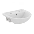Armitage Shanks Sandringham 21 2 Tap Holes Pedestal Basin 500mm - White - E896101 - TAP 'N' SHOWER