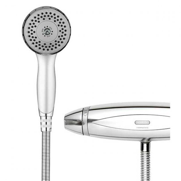 Aqualisa Aquarian Thermo Mixer Shower Valve - Chrome - E99.01T - TAP 'N' SHOWER