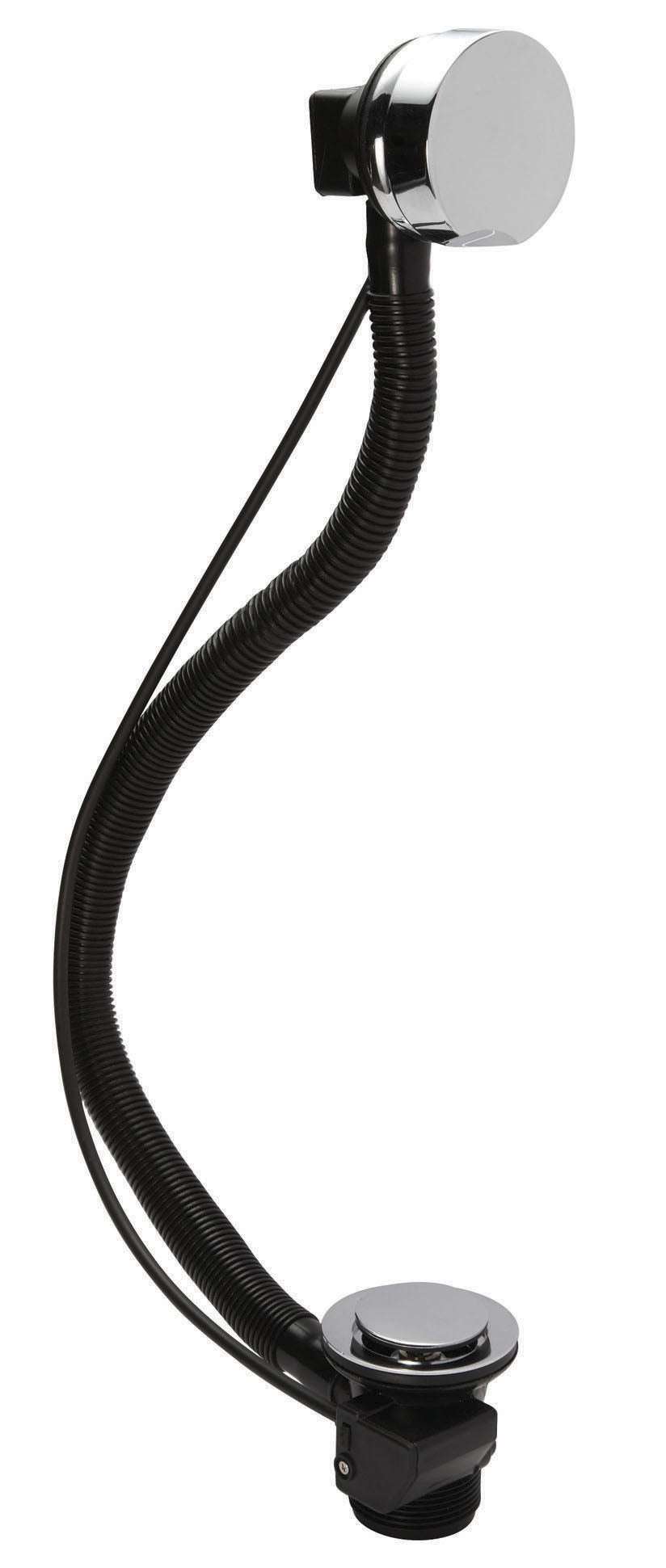 Nuie Bath Pop Up Economy Waste with Minimalist Overflow - Chrome - EA3