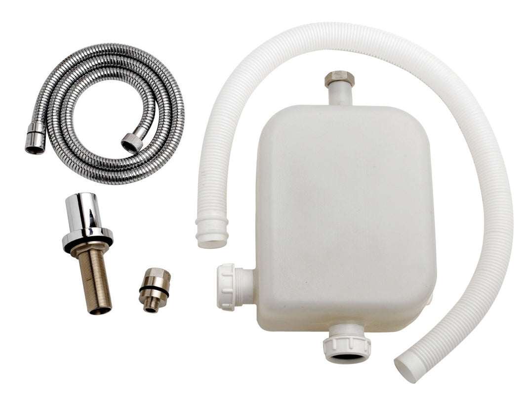 Nuie Hose Deck Mounted Shower Kit - Chrome - EA383