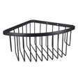 Eastbrook Wall Mounted 1 Tier Corner Basket 205mm - Matt Black - 52.243 - TAP 'N' SHOWER