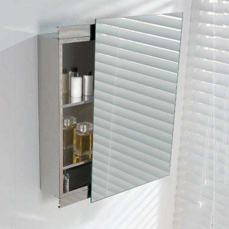 Eastbrook Rectangular Mirror Cabinet 460mm x 660mm - 56.1001 - TAP 'N' SHOWER